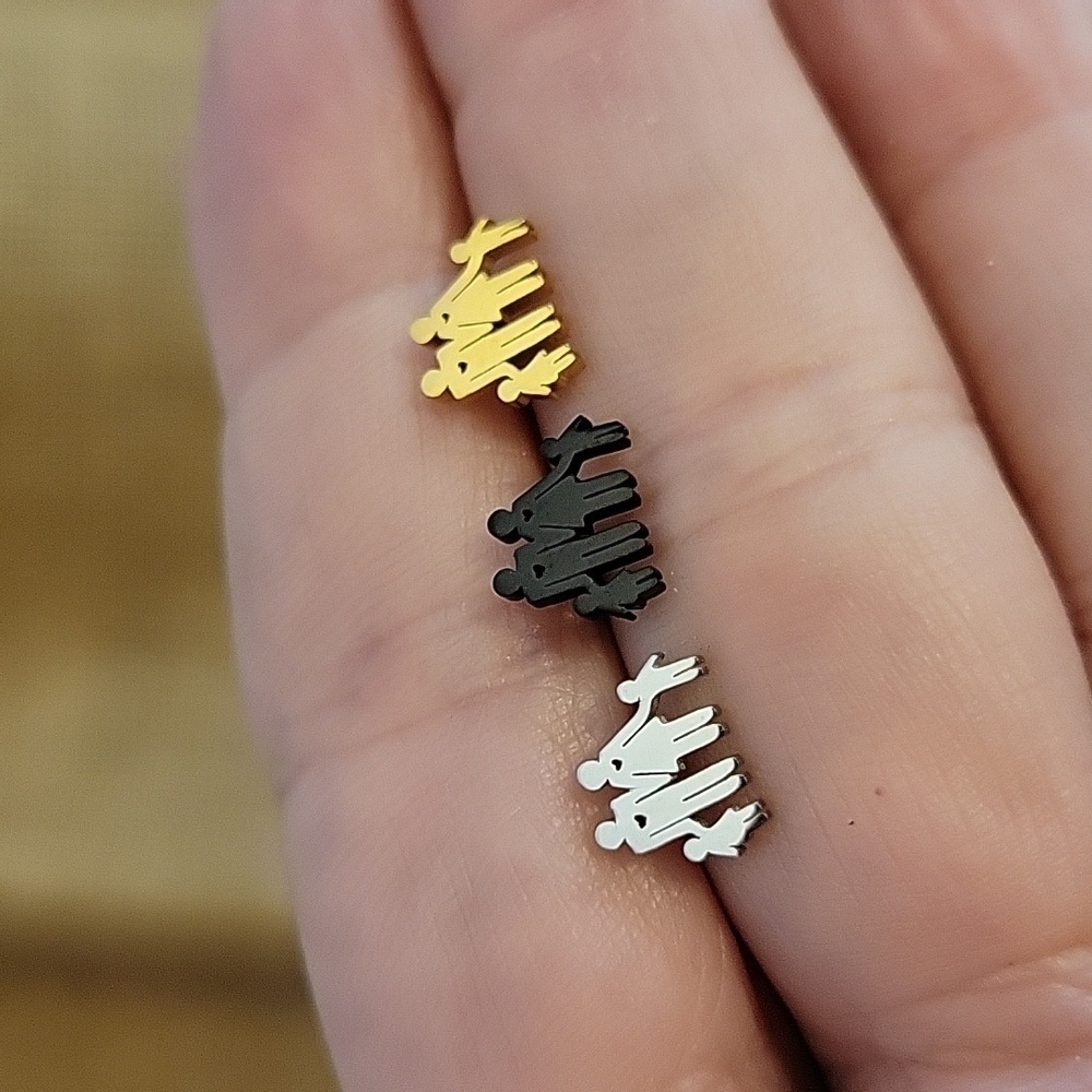 FAMILY Stud Earrings, choice of color